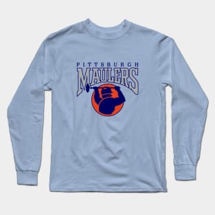 Retro Pittsburg Maulers  Football 1984 Long Sleeve T-Shirt